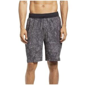 Zella Men's Core Stretch Shorts In Gray Multicolor Print.